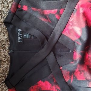 BLACK AND RED dress